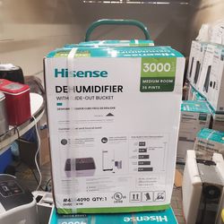 Brand New 35-pint Hisense Dehumidifier All New In The Box. 