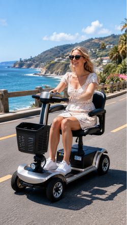 🇺🇸 2026 MODEL MOBILITY SCOOTER — WAREHOUSE MOVING CLEARANCE! Enjoy more freedom with a smooth ride and easy controls! • 24V power system with a 24