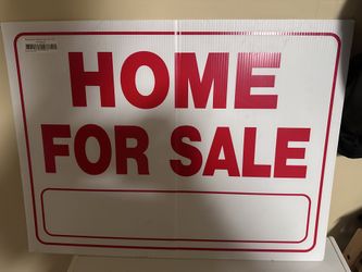 Home For Sale Sign