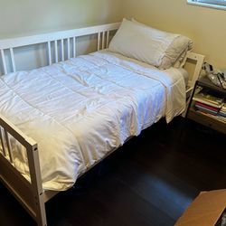 Twin bed and frame