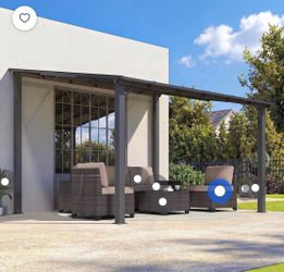 Alaulm 10 by 12 ft pergola open box