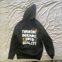 Black Graphic Hoodie 