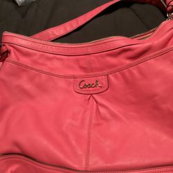 Pink Coach Purse 