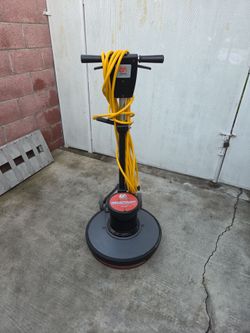 Floor polisher.