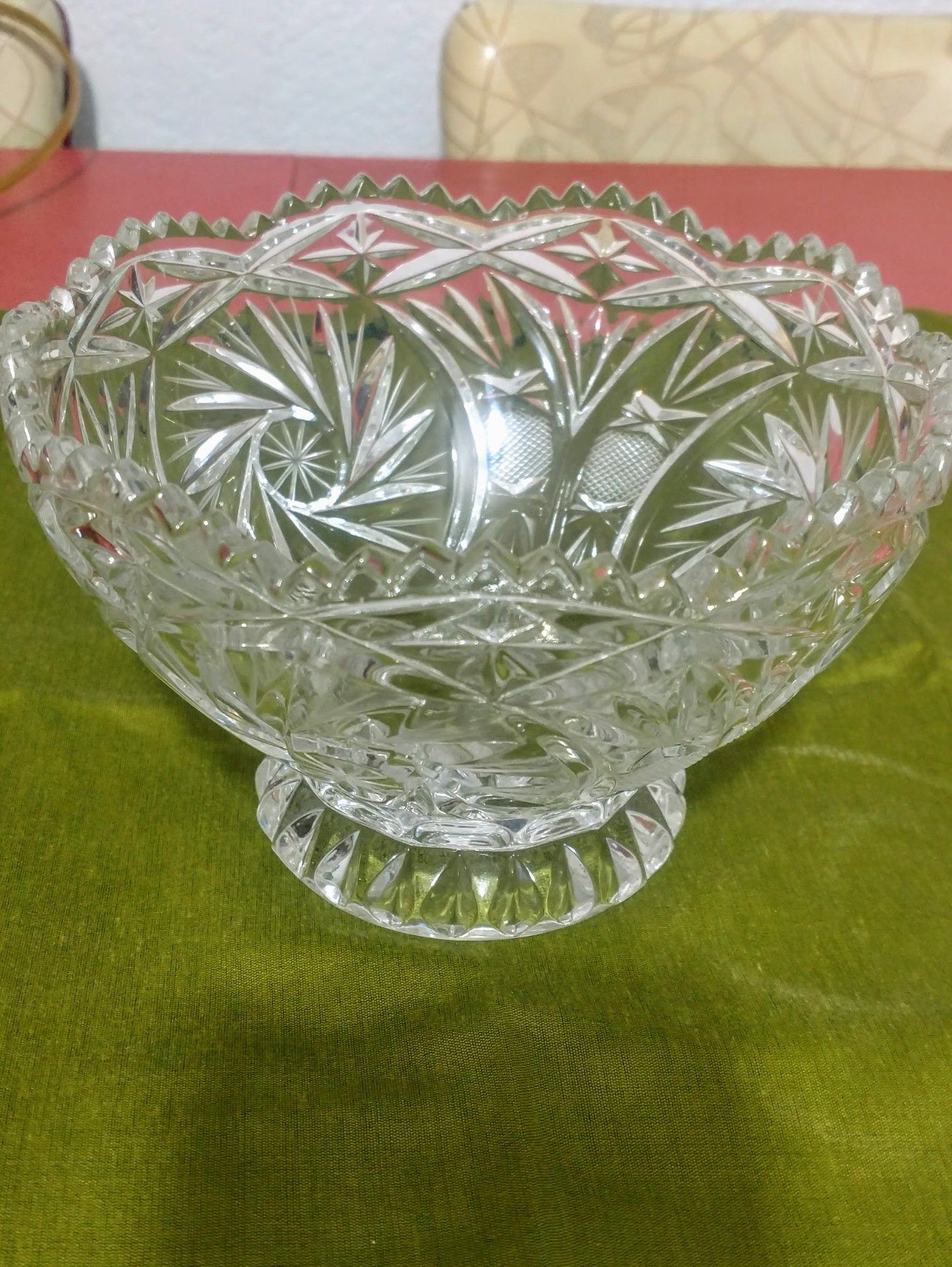 Crystal Footed Bowl