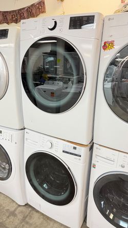 LG ThinQ Front Load Dryer White
