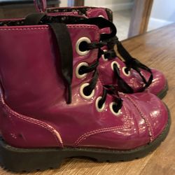 Girls Hot Pink Short Boots size 13