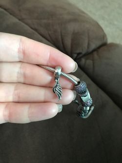 Pandora wing charm