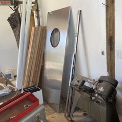 Eliason Stainless Steel Swinging Door