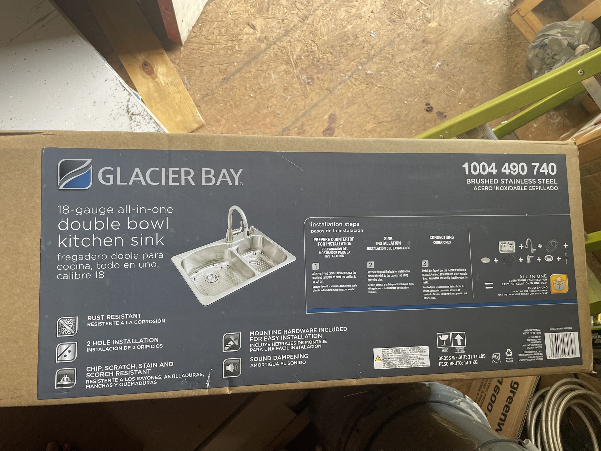 Glacier Bay Kitchen Sink