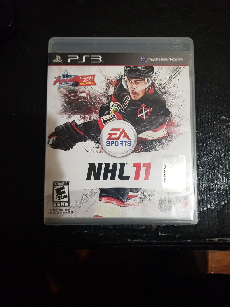 NHL 11 PS3 Video Game