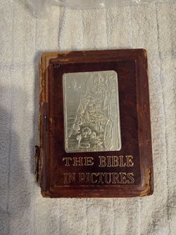 The Bible in Pictures Antique Book