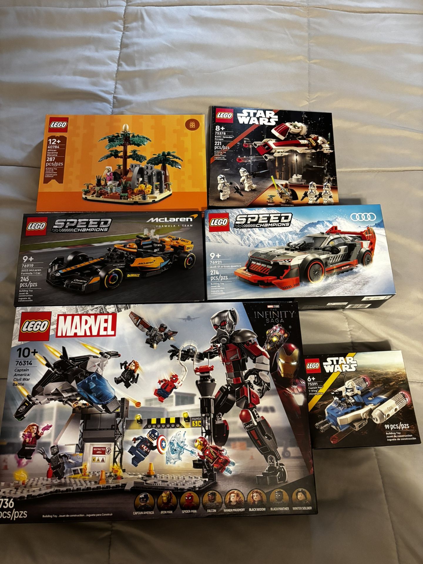 Unopened Lego Sets Selling Together