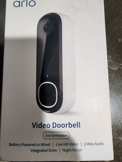 Arlo Video Doorbell 2nd Generation
