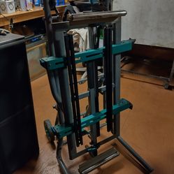 Hitachi miter saw portable folding work table