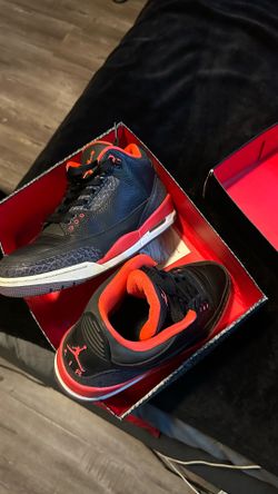 Jordan 3 Retro Red Cement Size 10
