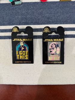 Disney Star Wars Solo Han Solo & Qi’ra Pin Set LE 5000