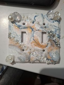 Customizable light switch plate covers