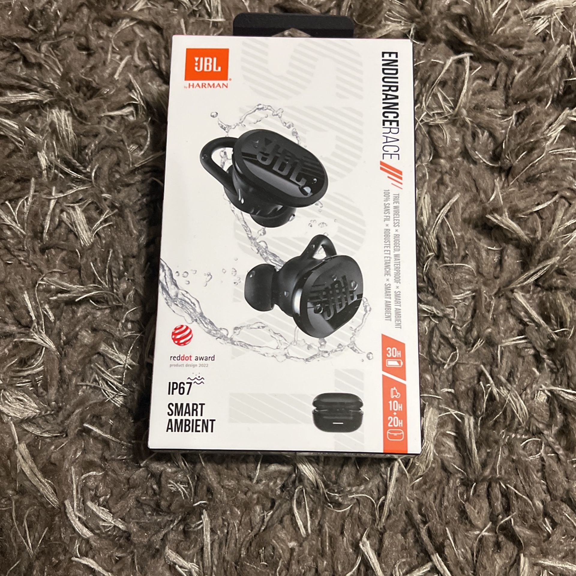 JBL Endurance Race TWS True Wireless In-Ear Sport Headphones - Black