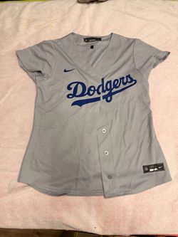 Women’s small dodger jersey in grey