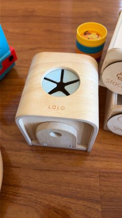 Lalo Wooden tissue box toy