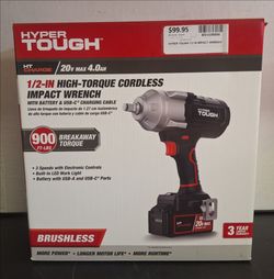 HYPER TOUGH 1/2 IN HIGH-TORQUE CORDLESS IMPACT WRENCH