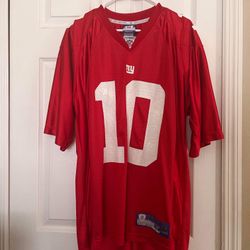 Reebok Eli Manning #10 New York Giants Football Youth Jersey Size M