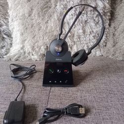 Jabra Engage 65 Noise Cancelling Mono Wireless Headset Ear-Pad (On the Ear) WHB0