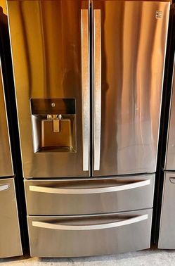 Kenmore Stainless Steel Fridge with Ice & Water Dispenser