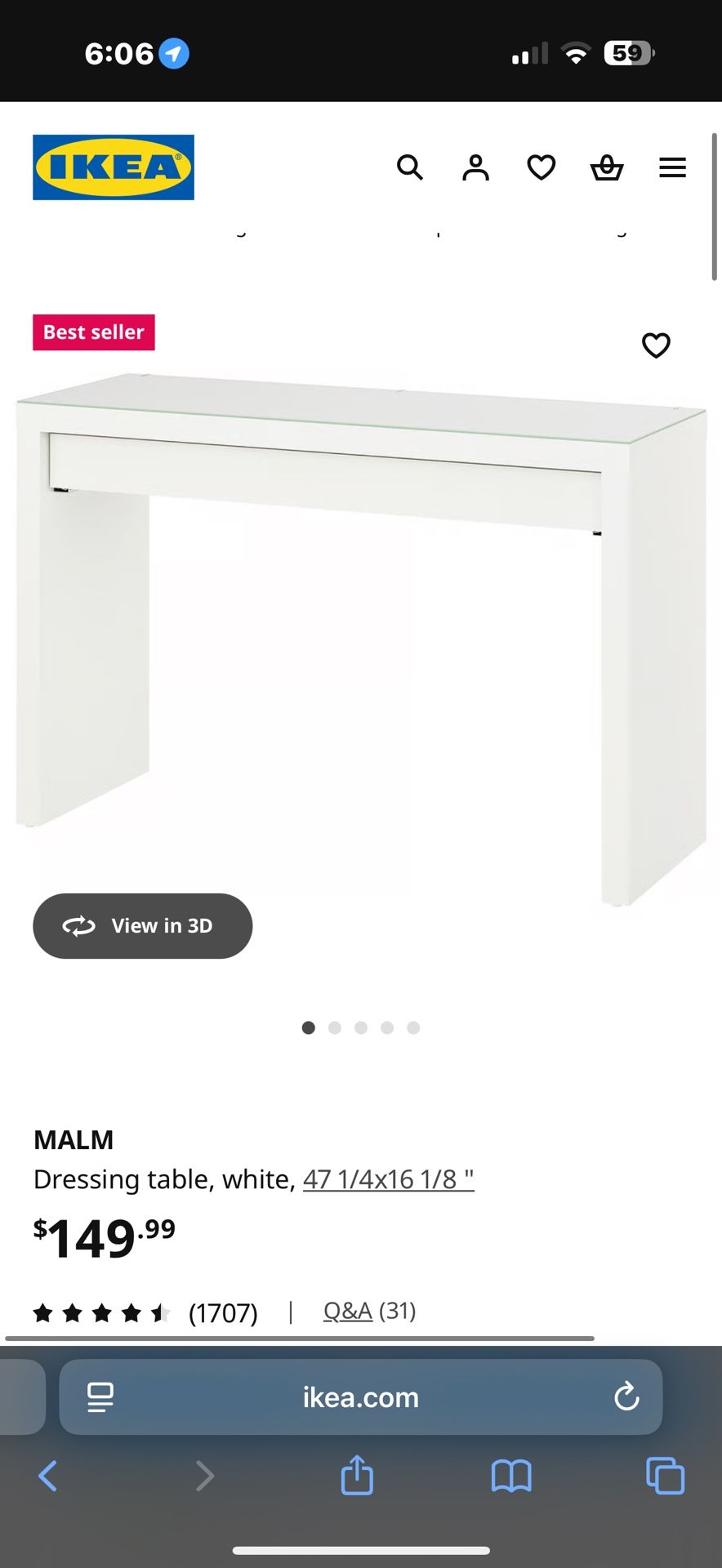 Vanity/ Desk