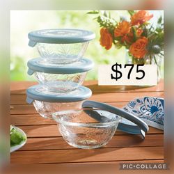 WILDFLOWER Entertaining Bowls with Lids (4)