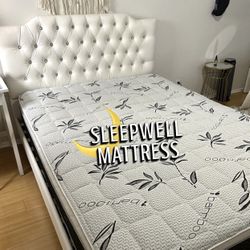 New Queen Bed Frame With Mattress