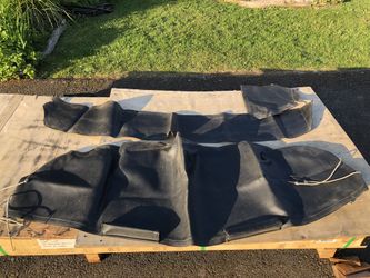 BMW 320i 1979 Custom Front End Bra Mask - Black 2 Piece