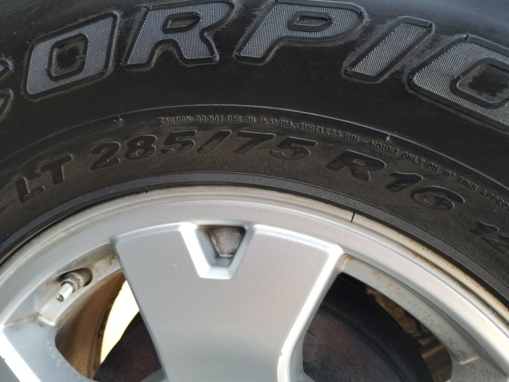 Toyota tacoma ,{TRD} tires & rims , PIRELLI SCORPION ATR 285/75/16