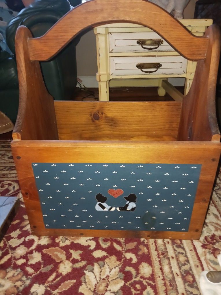 Very Large And Heavy Country Storage Basket