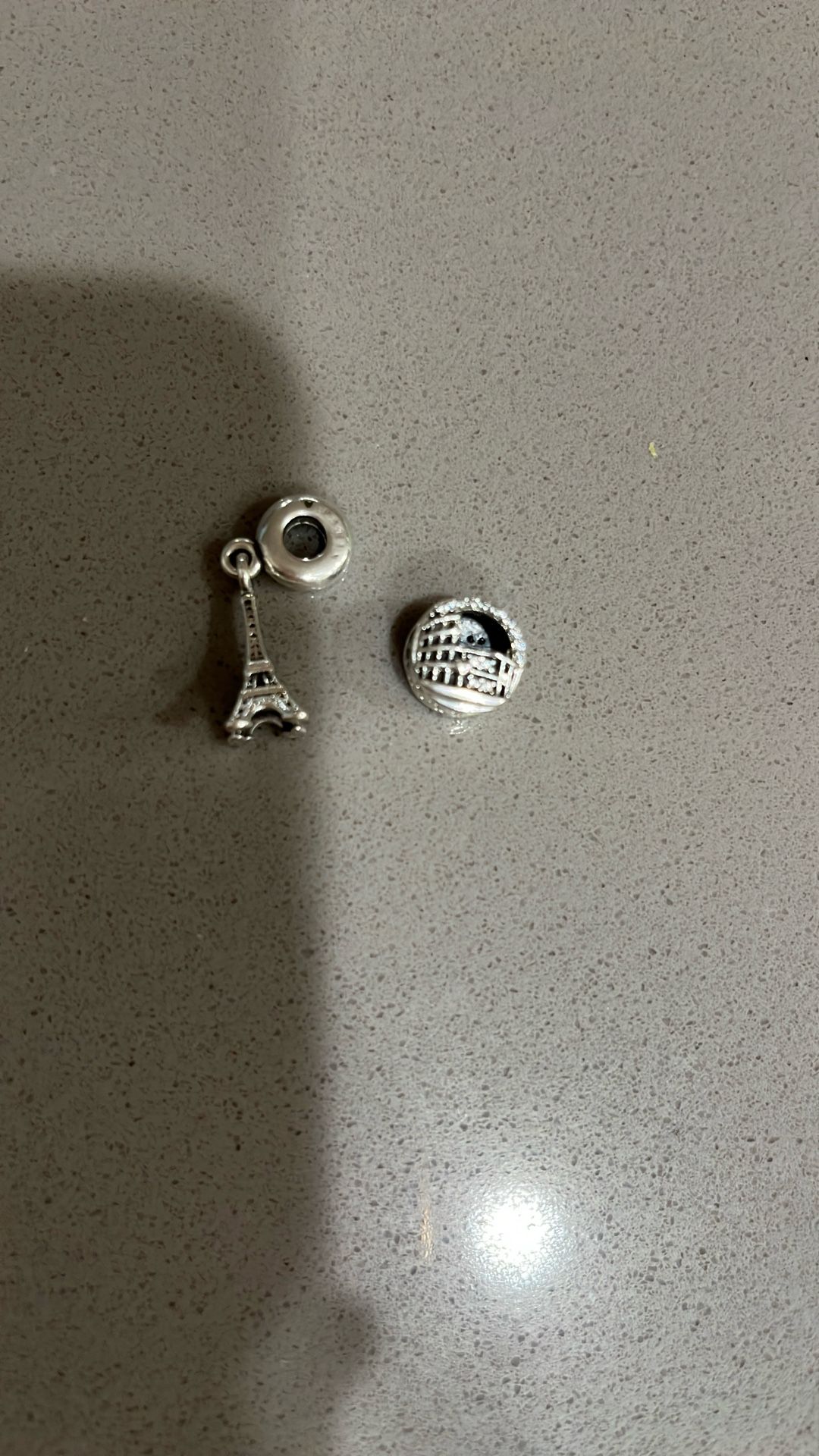 Pandora Eiffel Tower And Colosseum Charm