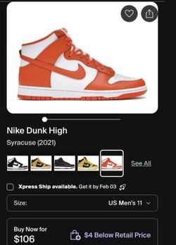 nike syracuse dunks