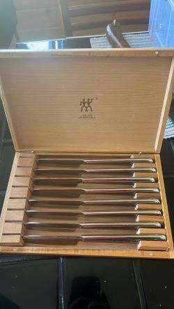 Steel steak knives Swilling JA Henckles