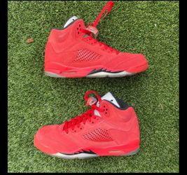 2017 Air Jordan 5 Retro BG 'Red Suede'