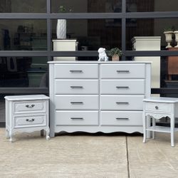  Large Pine Dresser, Custom Painted