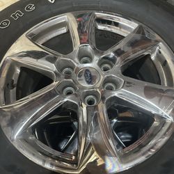 Chrome Ford Rims And Tires 275/65/18