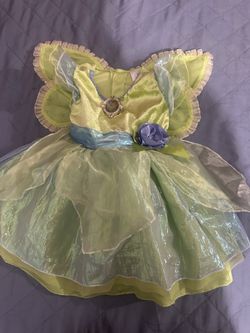Disney Parks Baby Tinker Bell Costume Dress Ruffle Princess 12-18 Months