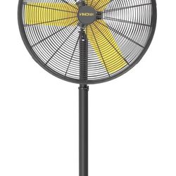 New  30 Inch Commercial Industrial Pedestal Fan Oscillating, 8900 CFM Industrial Fans Heavy Duty with 3 Speed, Metal Stand up Fans with Poweful Motor,