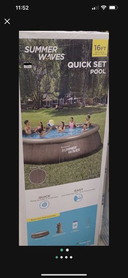 Summer Waves 16Ft Quick Set Pool
