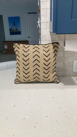 Origin 21 Raffia Throw Pillow