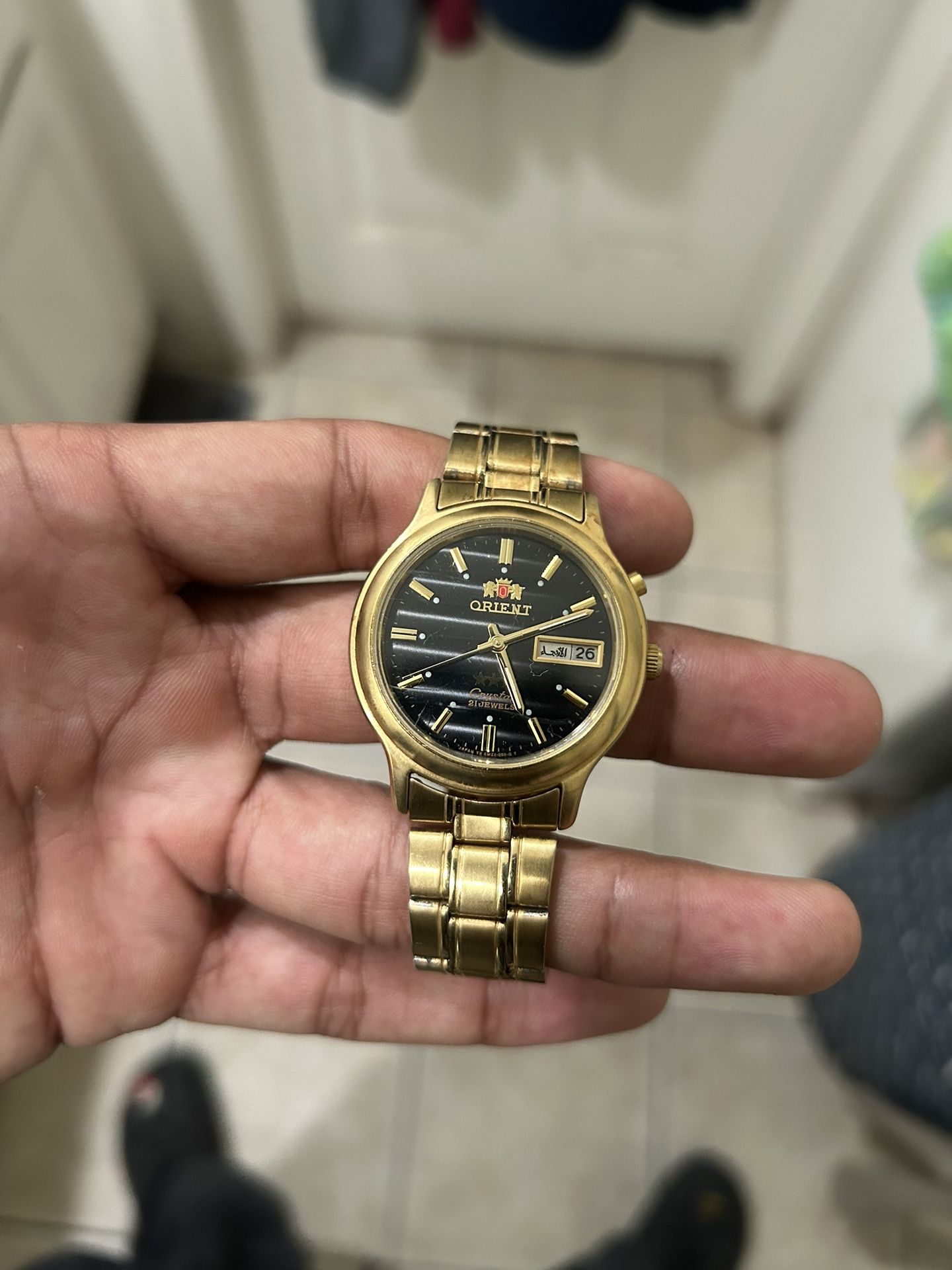Gold Orient Watch