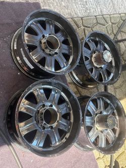 Set Of 4 Aluminum Truck Rims - KT074L 20x10