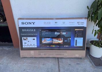 MV 65” Sony smart 4k oled hdr tv
