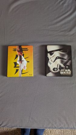 Kill Bill/ star wars empire strikes back Blu-ray steelbooks