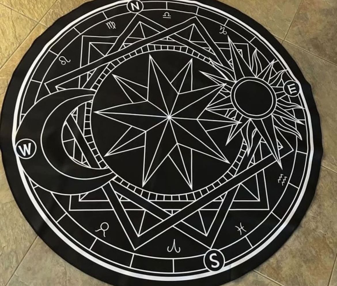 New Zodiac Circle Mat, Mouse Pad, Desk Pad. Really Nice!